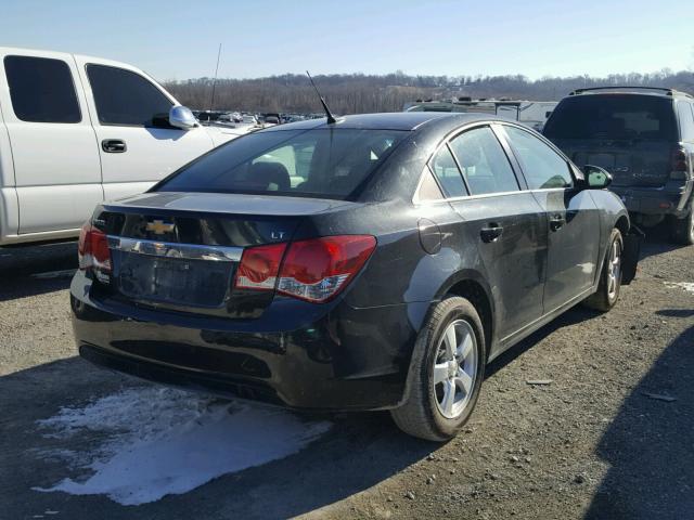 1G1PF5S90B7140977 - 2011 CHEVROLET CRUZE LT BLACK photo 4