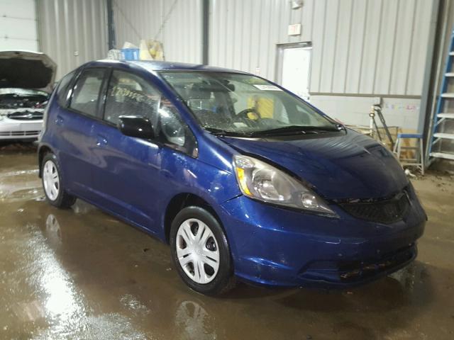 JHMGE8G26AS000692 - 2010 HONDA FIT BLUE photo 1