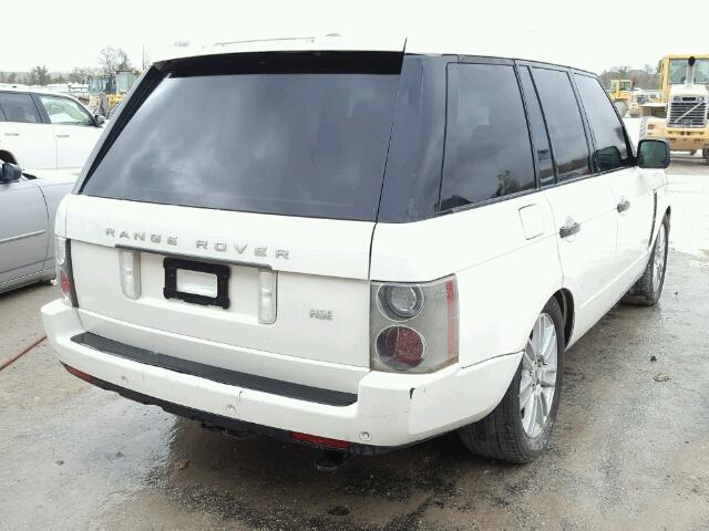 SALMF1D4XAA324399 - 2010 LAND ROVER RANGE ROVE WHITE photo 4