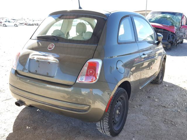 3C3CFFAR0CT179714 - 2012 FIAT 500 POP GREEN photo 4