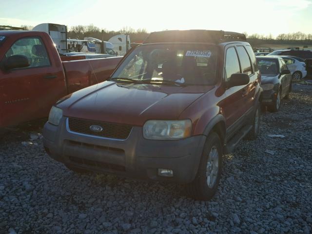 1FMYU031X4KA49031 - 2004 FORD ESCAPE XLT BURGUNDY photo 2