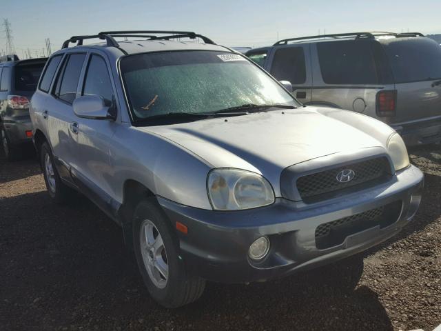 KM8SC83DX1U091491 - 2001 HYUNDAI SANTA FE G SILVER photo 1