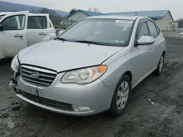 KMHDU46D87U259678 - 2007 HYUNDAI ELANTRA GL SILVER photo 2