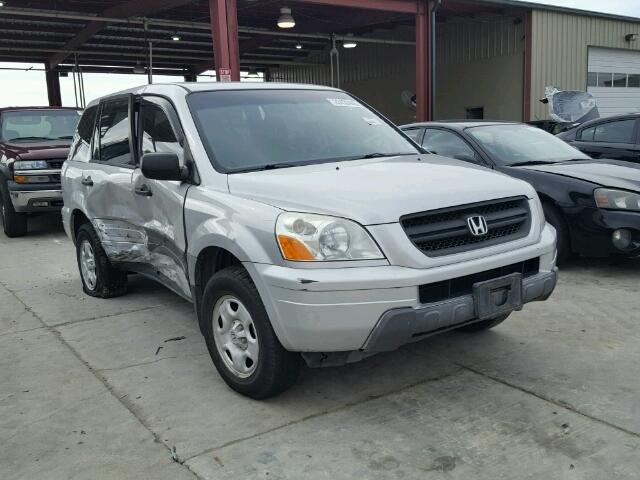 2HKYF18154H622543 - 2004 HONDA PILOT LX SILVER photo 6