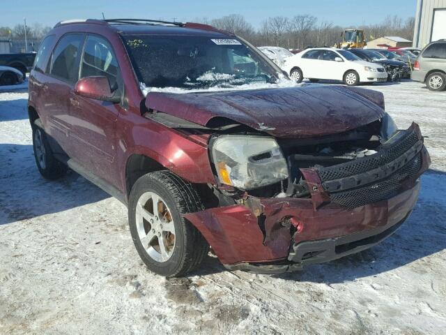 2CNDL63F876079832 - 2007 CHEVROLET EQUINOX LT MAROON photo 1