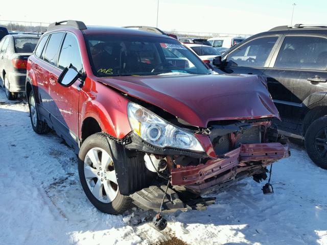 4S4BRDKCXC2261105 - 2012 SUBARU OUTBACK 3. RED photo 1