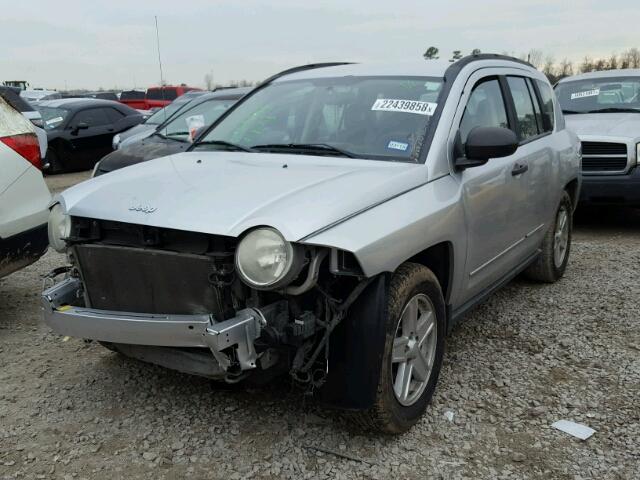 1J8FT47WX8D691845 - 2008 JEEP COMPASS SP SILVER photo 2