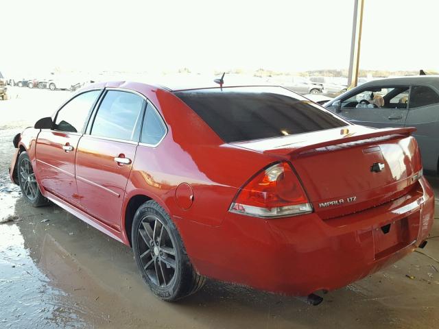 2G1WC5E30D1111040 - 2013 CHEVROLET IMPALA LTZ RED photo 3