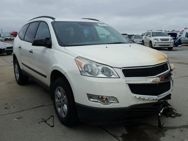 1GNKREED0CJ160831 - 2012 CHEVROLET TRAVERSE L WHITE photo 1