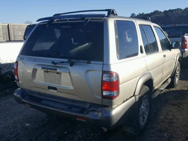 JN8AR07S8XW359867 - 1999 NISSAN PATHFINDER TAN photo 4