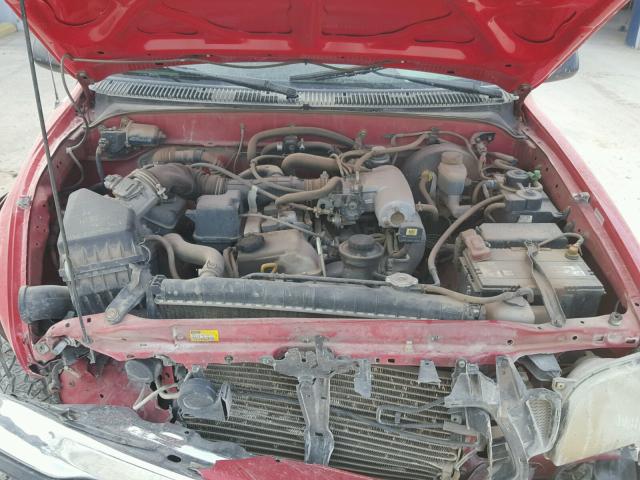 5TENM92N11Z840524 - 2001 TOYOTA TACOMA PRE RED photo 7