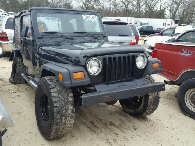 1J4FY19SXXP448142 - 1999 JEEP WRANGLER / BLACK photo 1