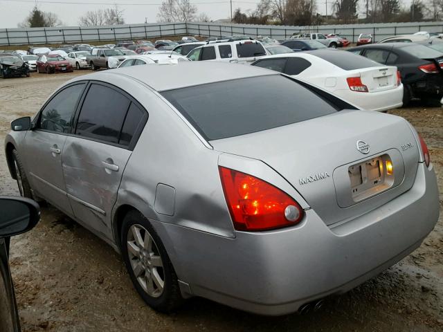 1N4BA41E24C874867 - 2004 NISSAN MAXIMA SE GRAY photo 3