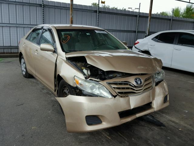 4T1BF3EK6AU016504 - 2010 TOYOTA CAMRY BASE GOLD photo 1