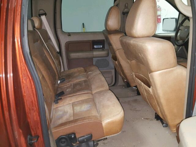 1FTPW14526KB42078 - 2006 FORD F150 SUPER BROWN photo 6