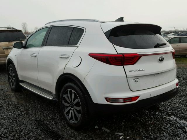 KNDPNCAC5H7067237 - 2017 KIA SPORTAGE E WHITE photo 3