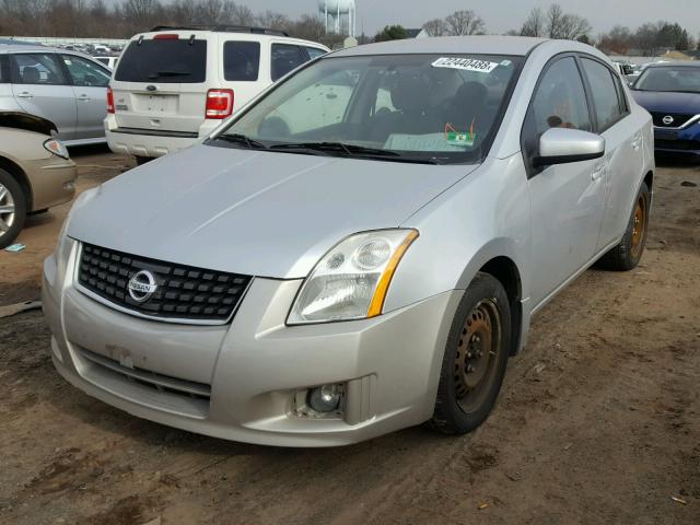 3N1AB61E38L692154 - 2008 NISSAN SENTRA 2.0 SILVER photo 2