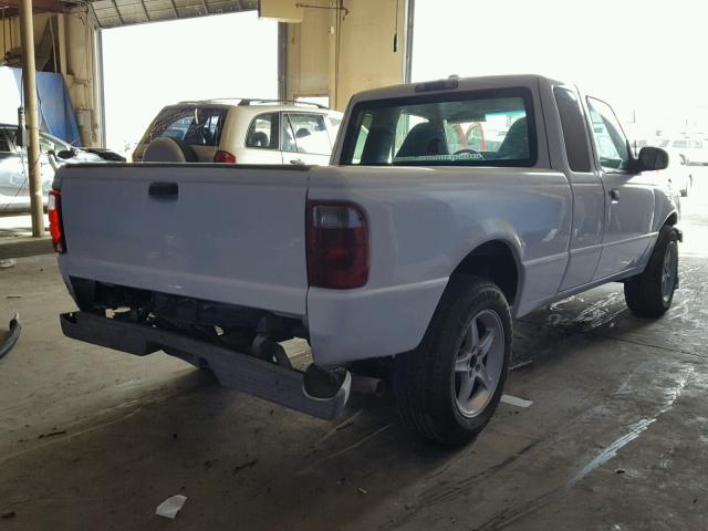 1FTYR14E11PA65274 - 2001 FORD RANGER SUP WHITE photo 4