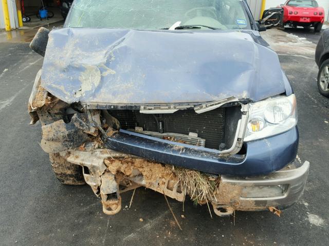 1FTPW14535FB03202 - 2005 FORD F150 SUPER BLUE photo 7