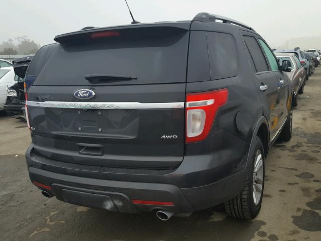 1FM5K8D82EGB73737 - 2014 FORD EXPLORER X BLACK photo 4