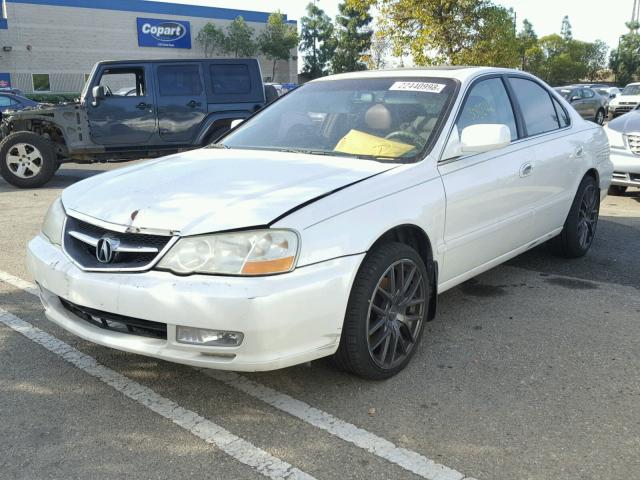 19UUA566X3A029965 - 2003 ACURA 3.2TL WHITE photo 2