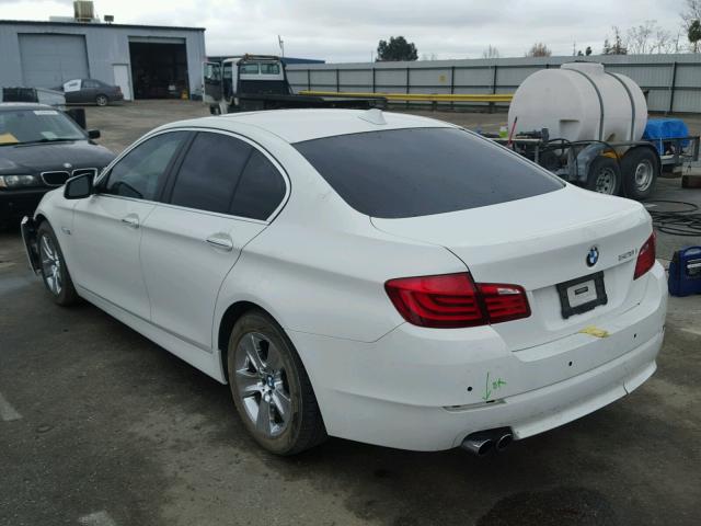 WBAXG5C52CDX06072 - 2012 BMW 528 I WHITE photo 3