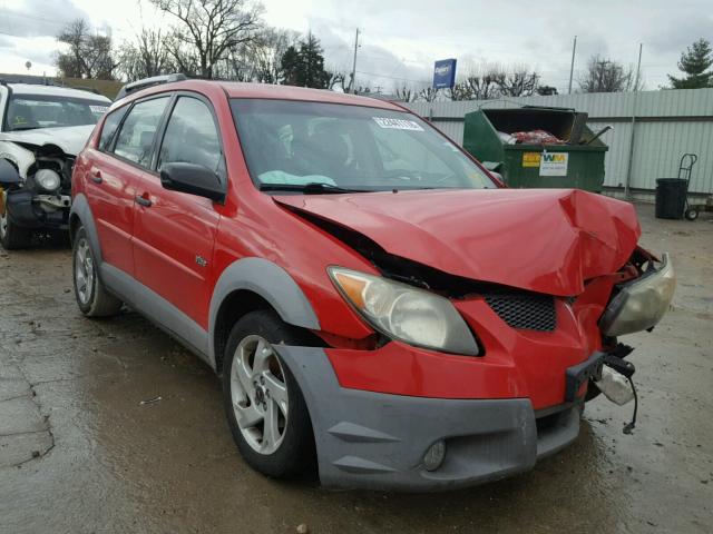 5Y2SL62823Z411633 - 2003 PONTIAC VIBE RED photo 1