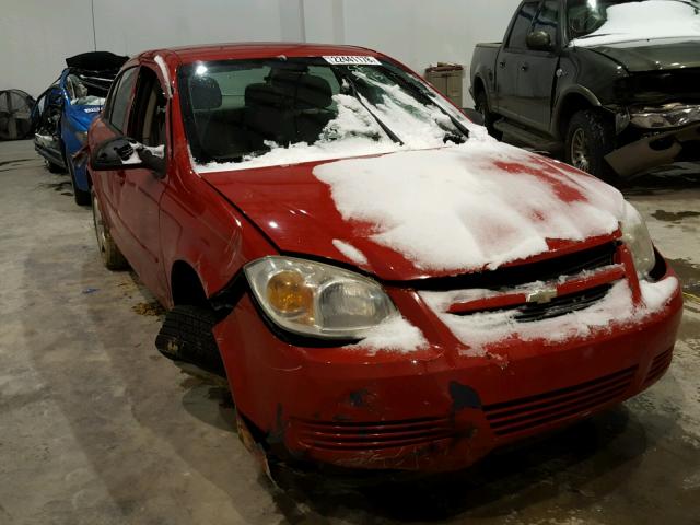 1G1AK52F357558624 - 2005 CHEVROLET COBALT RED photo 1