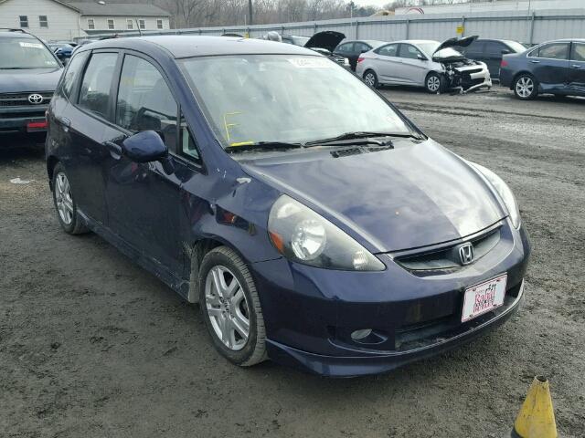 JHMGD38698S014989 - 2008 HONDA FIT SPORT PURPLE photo 1