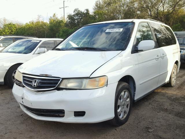 5FNRL18032B007201 - 2002 HONDA ODYSSEY EX WHITE photo 2