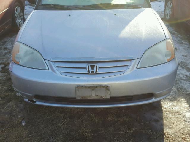 1HGES16553L037252 - 2003 HONDA CIVIC LX SILVER photo 7