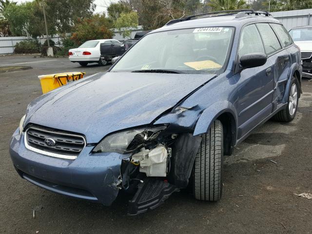 4S4BP61C267312946 - 2006 SUBARU LEGACY OUT BLUE photo 2