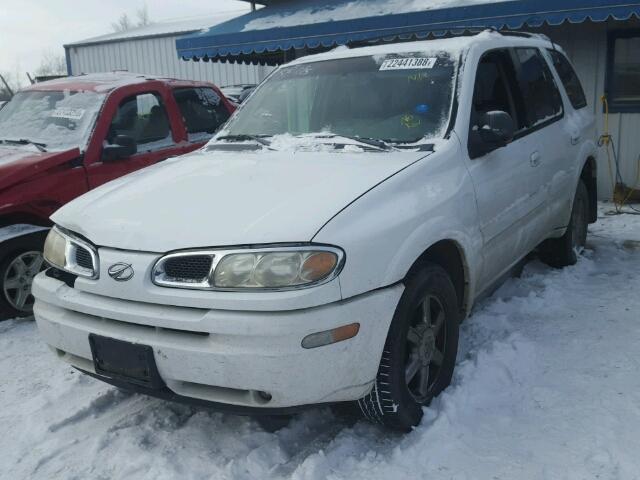 1GHDT13S722115465 - 2002 OLDSMOBILE BRAVADA WHITE photo 2