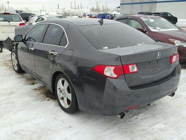 JH4CU26689C803755 - 2009 ACURA TSX CHARCOAL photo 3