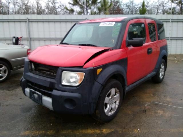 5J6YH18625L009082 - 2005 HONDA ELEMENT EX RED photo 2