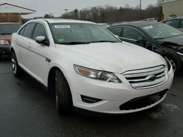 1FAHP2HW9AG145619 - 2010 FORD TAURUS SEL WHITE photo 1