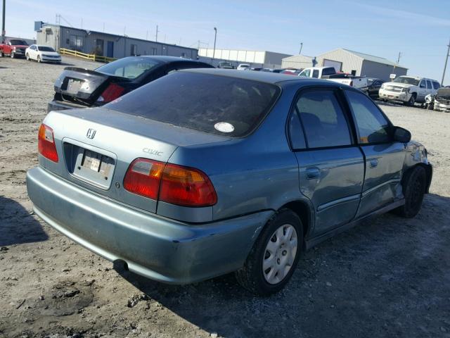 2HGEJ6617YH566722 - 2000 HONDA CIVIC BASE GRAY photo 4