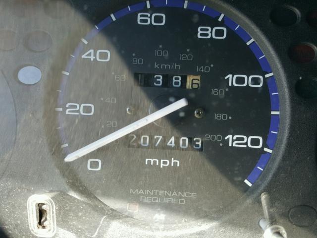 2HGEJ6617YH566722 - 2000 HONDA CIVIC BASE GRAY photo 8