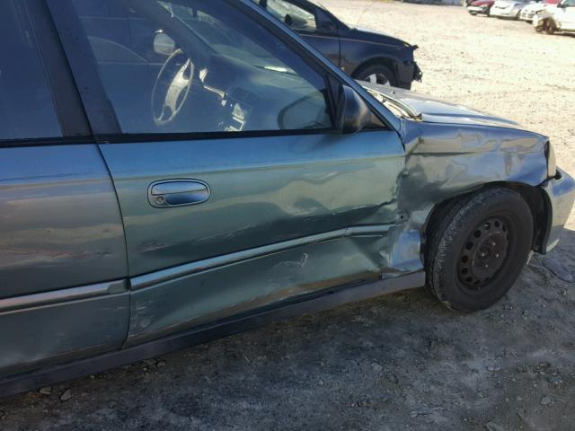 2HGEJ6617YH566722 - 2000 HONDA CIVIC BASE GRAY photo 9