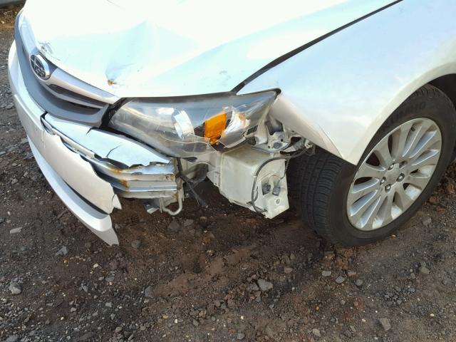 JF1GE6B65AH503603 - 2010 SUBARU IMPREZA 2. SILVER photo 9