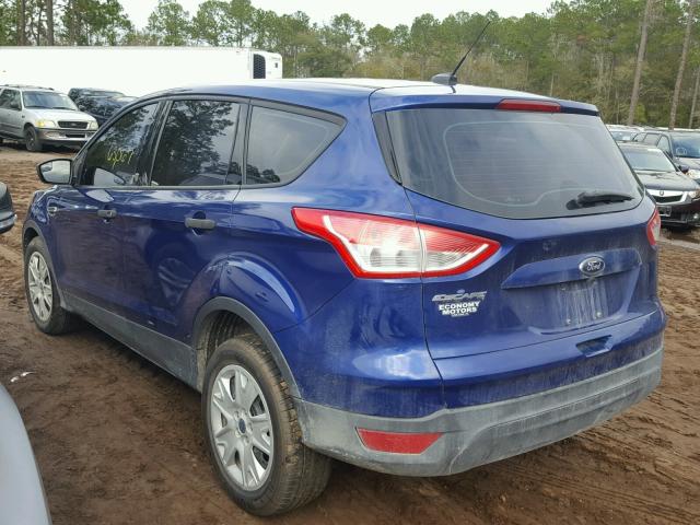 1FMCU0F76EUC27436 - 2014 FORD ESCAPE S BLUE photo 3