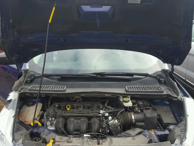 1FMCU0F76EUC27436 - 2014 FORD ESCAPE S BLUE photo 7