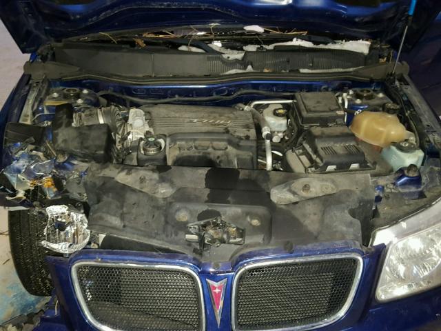 2CKDL73F176004487 - 2007 PONTIAC TORRENT BLUE photo 7