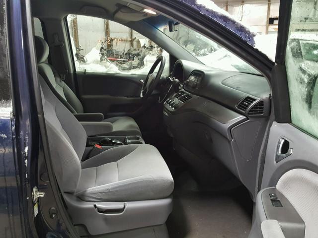 5FNRL38277B082682 - 2007 HONDA ODYSSEY LX BLUE photo 5