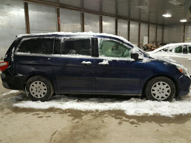 5FNRL38277B082682 - 2007 HONDA ODYSSEY LX BLUE photo 9