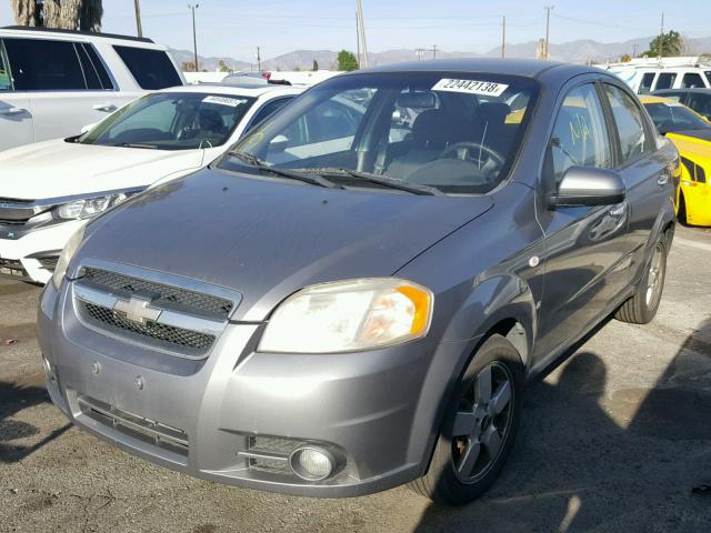 KL1TG56688B279089 - 2008 CHEVROLET AVEO LT CHARCOAL photo 2