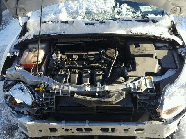 1FAHP3E28CL125007 - 2012 FORD FOCUS S SILVER photo 7