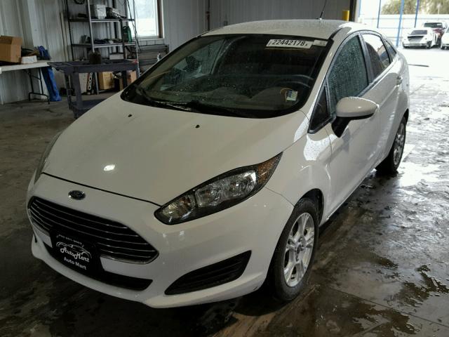 3FADP4AJ8EM227541 - 2014 FORD FIESTA S WHITE photo 2