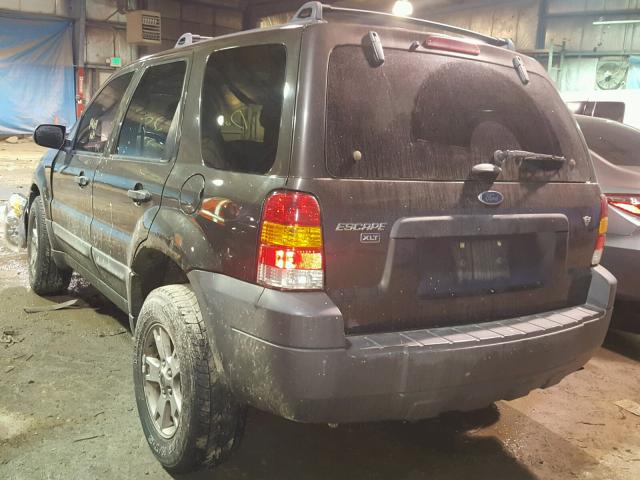 1FMYU93196KB66669 - 2006 FORD ESCAPE XLT GRAY photo 3