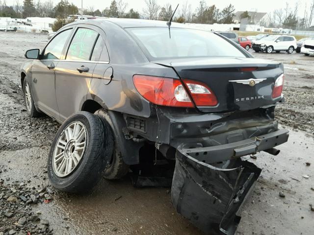 1C3LC56R77N627576 - 2007 CHRYSLER SEBRING TO BLACK photo 3